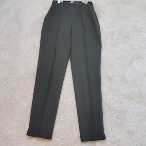 Escada Sport Skinny Stretchy Wool Women Trousers in Dark Sage Color. Size 38
